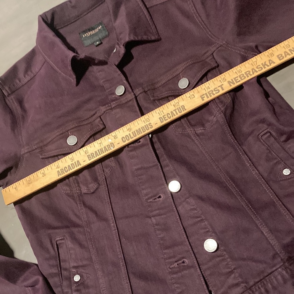 Liverpool Dark purple denim jacket S - Picture 11 of 11